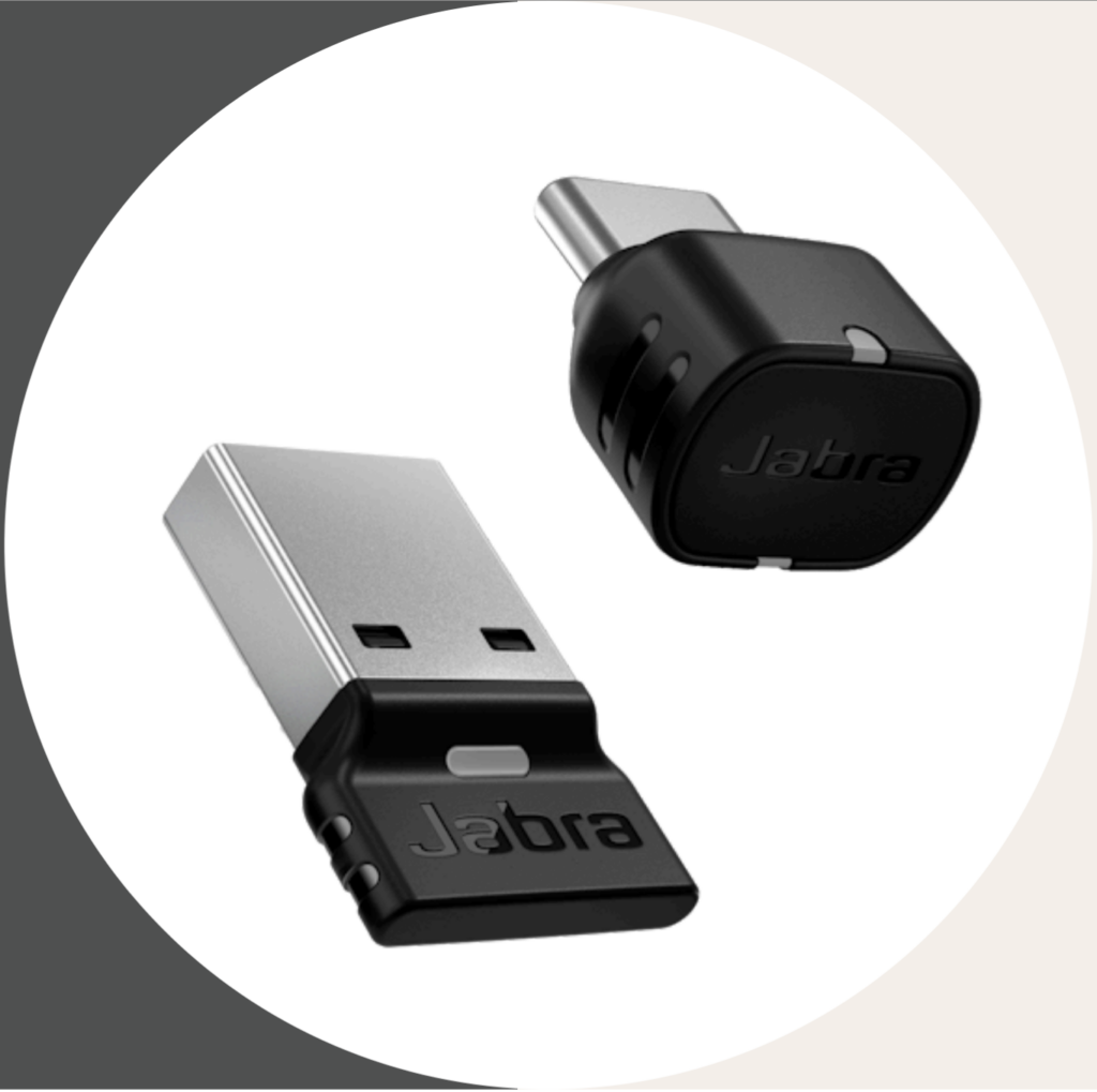 Foto Jabra Link 390 USB-A und USB-C Dongle